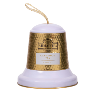 Herbata Ahmad  Festive Spice Cardamom Tea 75g - Puszka Zimowy Dzwonek