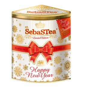 Herbata SebaSTea Happy New Year Part I 100g w puszce - Czarna o smaku migdałów