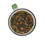 Zielona Herbata Sencha Brzoskwiniowy Sad 50g - z jabłkiem i trawą cytrynową