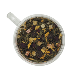 Herbata Zielona Sencha Japońska Świątynia 50g - z mango, papają i wiśnią