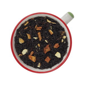 Czarna Herbata Adwentowa 50g - ze skórką pomarańczy, orzechami i wanilią.