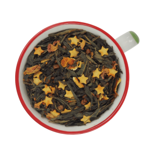 Zielona Herbata Sencha Mleczna Droga 50g - z białą czekoladą i pomarańczą 