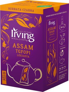 Herbata Irving Czarna Liściasta Assam 10 long bags - duże liście