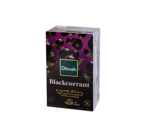 Herbata Dilmah Blackcurrant 20x1,5g - ekspresowa czarna o smaku czarnej porzeczki