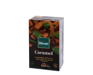 Herbata Dilmah Caramel 20x1,5g - ekspresowa czarna o smaku karmelowym