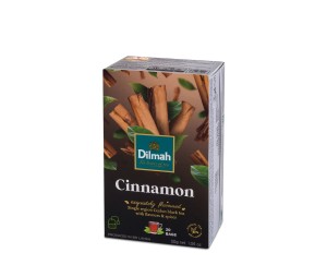 Herbata Dilmah Cinnamon 20x1,5g - ekspresowa czarna o smaku cynamonowym