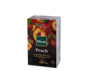Herbata Dilmah Peach 20x1,5g - ekspresowa czarna o smaku brzoskwini