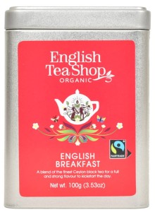 Herbata English Tea Shop English Breakfast 100g w puszce - czarna liściasta organiczna
