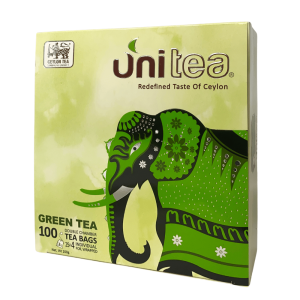 Herbata Unitea Green Tea 100 torebek - cejlońska zielona ekspresowa