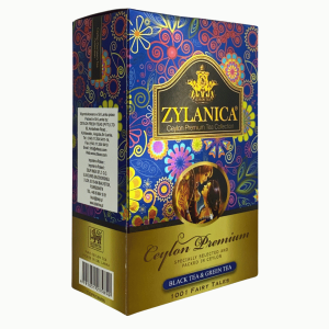 Herbata Czarna Zylanica Ceylon Premium Black & Green Tea 1001 Fairy Tales 100g - liściasta o smaku kwiatowo-owocowym