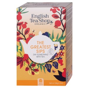 Herbata English Tea Shop The Greatest Sips 20 kopert - zestaw herbat organicznych