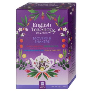 Herbata English Tea Shop Movers & Shakers 20 kopert - zestaw herbat organicznych