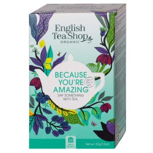 Herbata English Tea Shop Because You're Amazing 20 kopert - zestaw herbat organicznych