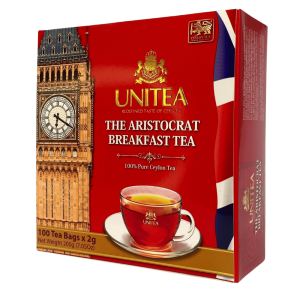 Herbata Unitea The Aristocrat Breakfast Tea 100 torebek - cejlońska ekspresowa