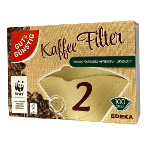 Filtry do Kawy rozmiar 2 Gut & Gunstig 100 sztuk