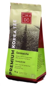 Herbata Cha Do Korea Genmaicha 75g - ekologiczna zielona z prażonym ryżem
