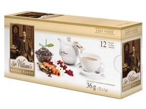 Herbata Sir William's Royal Taste Lady White 12x3g -  biała z owocami i kwiatami w saszetkach