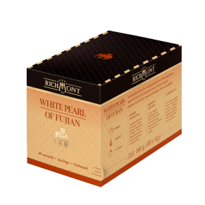Herbata Richmont White Pearl of Fujian 40x4g - biała herbata Pai Mu Tan
