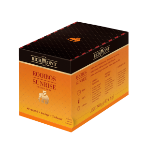 Herbata Richmont Rooibos Sunrise 40x6g - owocowo-ziołowa w torebkach