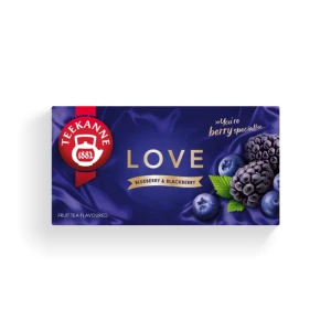 Herbata Teekanne Love Blueberry & Blackberry 20 kopert -owocowa jagodowo-jeżynowa 