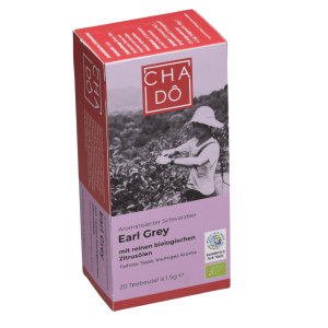 Herbata Cha Do Earl Grey 20 torebek - ekologiczna z kalabryjską bergamotką