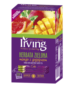 Herbata Irving Zielona Mango z Grejpfrutem 20 kopert