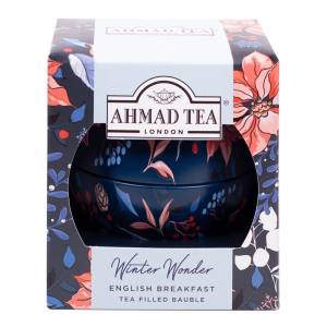 Herbata Ahmad English Breakfast Świąteczna Bombka 25g - Winter Wonder