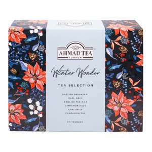 Zestaw herbat Ahmad Tea Winter Wonder Selection 60 kopert -  6 smaków po 10 torebek