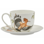 Porcelanowa Filiżanka Ptaki Polski Dudek 300ml - ze spodkiem