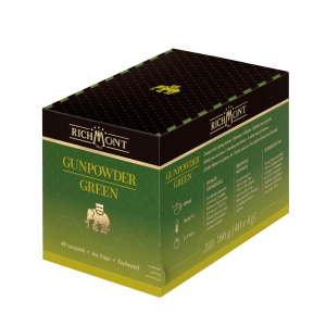 Herbata Richmont Green Gunpowder 40x4g - czysta zielona herbata chińska