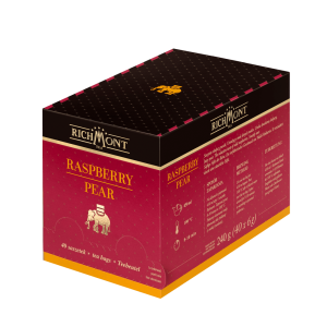 Herbata Richmont Raspberry Pear 40x6g - owocowa, malinowo-gruszkowa