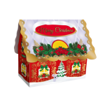 Herbata Liran Merry Christmas Czerwony Domek 20 torebek - zielona o smaku pomarańczy z imbirem