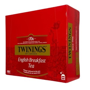Herbata Twinings English Breakfast 100x2g w torebkach - czarna śniadaniowa