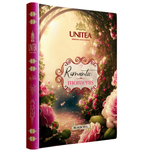 Herbata Unitea Tea Books Romantic Moments 100g puszka książka - Czarna z tropikalnymi owocami