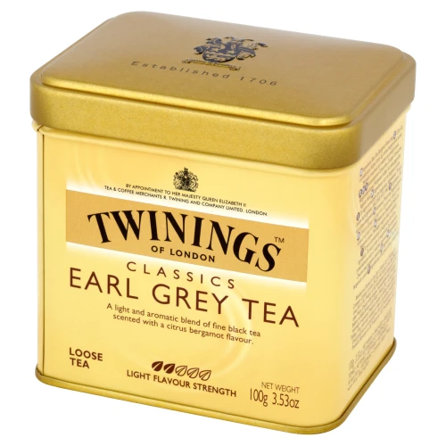 Herbata Twinings Earl Grey 100g - czarna z dodatkiem bergamotki w liściu