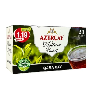 Herbata Azercay Astara Buket 20 kopert - czarna z Azerbejdżanu