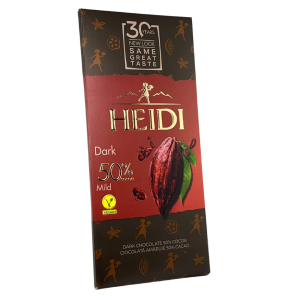 Czekolada Gorzka HEIDI Dark Mild 50% kakao wegańska 80g