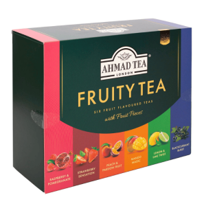 Zestaw Herbat Ahmad Fruity Tea Selection 60 kopert - 6 smaków po 10 torebek