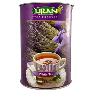 Herbata Liran Lavender White Tea 40 torebek - biała ekspresowa