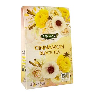 Herbata Liran Cinnamon Black Tea 20 torebek - czarna ekspresowa WYPRZEDAŻ
