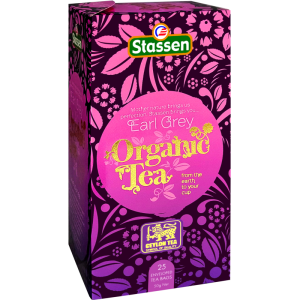 Herbata Stassen Earl Grey Organic Tea 25 kopert - czarna ekspresowa