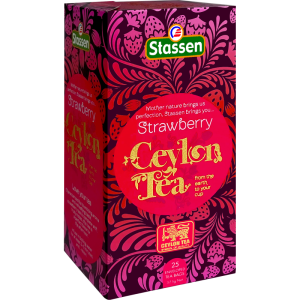 Herbata Stassen Strawberry Ceylon Tea 25 kopert - czarna ekspresowa