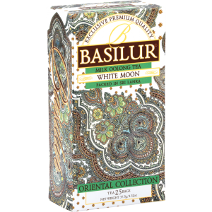 Herbata Basilur Oriental Collection White Moon 25 torebek - ekspresowa milk oolong