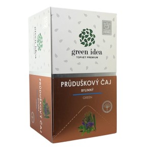 Herbata Green Idea Pruduskovy Caj 20 kopert - organiczna na oskrzela i układ oddechowy