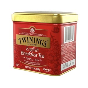 Herbata Twinings English Breakfast 100g - czarna liściasta w puszce