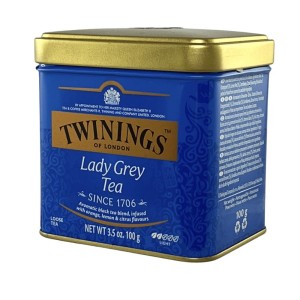 Herbata Twinings Lady Grey 100g - czarna aromatyzowana liściasta w puszce