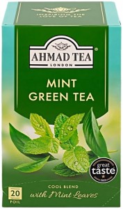 Herbata Ahmad Mint Green Tea 20x2g - zielona z miętą w kopertach