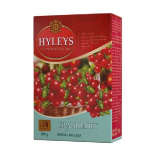 Herbata Hyleys Cranberry Black Tea 100g - czarna z żurawiną