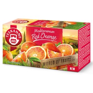 Herbata Teekanne Red Orange 20 kopert - owocowa o smaku sycylijskiej pomarańczy