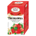 Herbata Malwa Owocowa Truskawka 20x2g w saszetkach